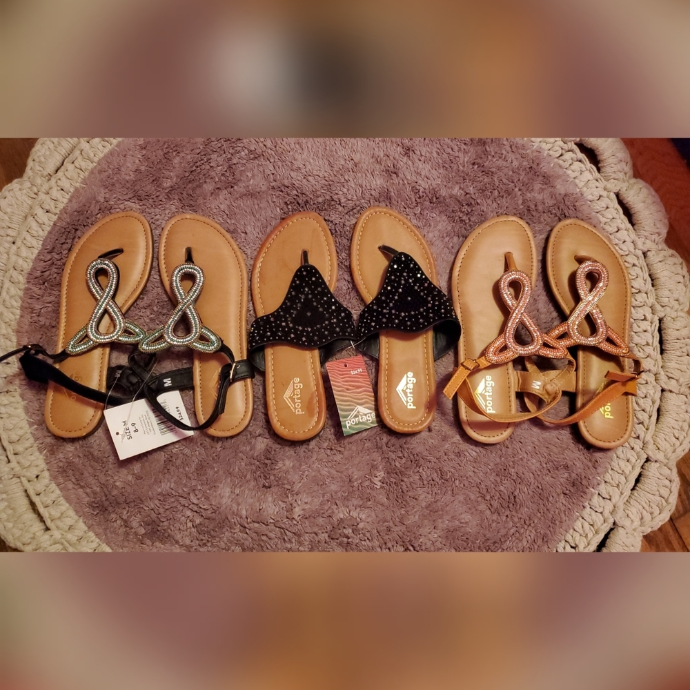 Portage Brand Sandals NWT